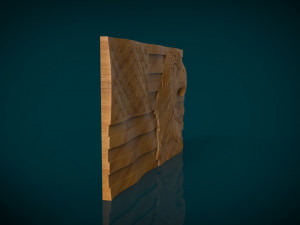 american flag and eagle stl model for cnc and 3d printer 3D प्रिंट मॉडल