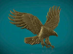 cnc ve 3d baskı modeli i&ccedil;in kartal 3d stl modeli 3D Baskı Modeli
