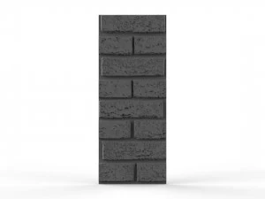 3d бесшовная кирпичная стеновая панель 3D Модель