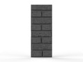 3d Seamless brick wall texture stl model for cnc 3D print model 3D Model