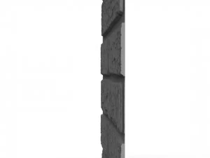 3d seamless brick wall panel 3D Model