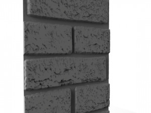 3d seamless brick wall panel Modello 3D