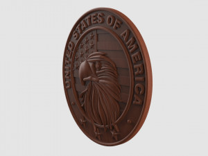 eagle pendant 3d stl model for cnc and 3d print model Model do druku 3D