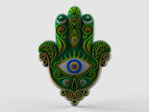 the hand of fatima 3D Print Model