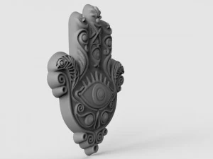 the hand of fatima 3D Print Model