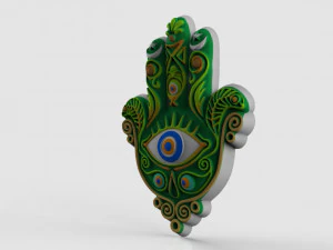 the hand of fatima 3D Print Model