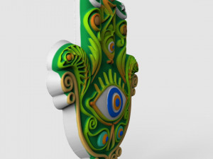 the hand of fatima 3D Baskı Modeli