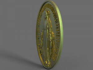 virgen milagrosa miraculous medal 3d stl model 3D-Druckmodell