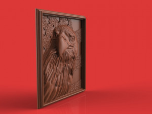 american patriot eagle flag 3D Print Model