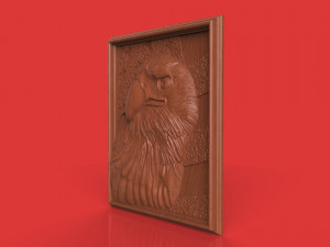 american patriot eagle flag 3D Print Model