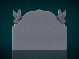 Мемориальный надгробный памятник с фигуркой голубя 3D Модель