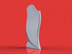 memorial tombstone cnc model 3D Model