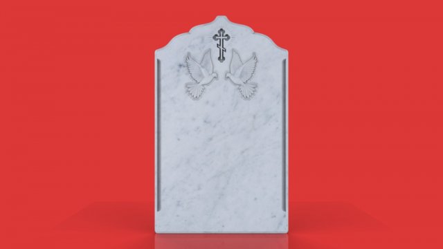 memorial tombstone cnc model Model 3D .c4d .max .obj .3ds .fbx .stl .blend 