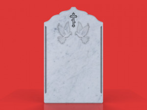 memorial tombstone cnc model 3D Model