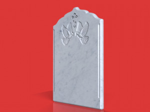 memorial tombstone cnc model Model 3D