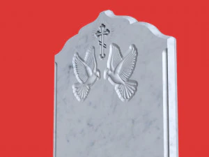 memorial tombstone cnc model 3D Model