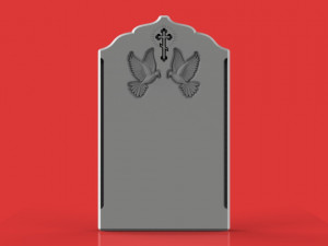 memorial tombstone cnc model Model 3D