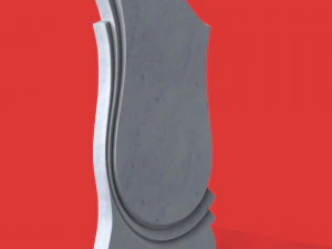 memorial tombstone cnc model 3D Model