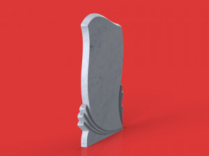 memorial tombstone cnc model 3D Model