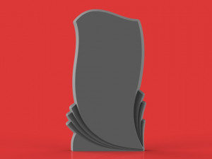 memorial tombstone cnc model 3D Model