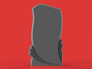 memorial tombstone cnc model 3D Model