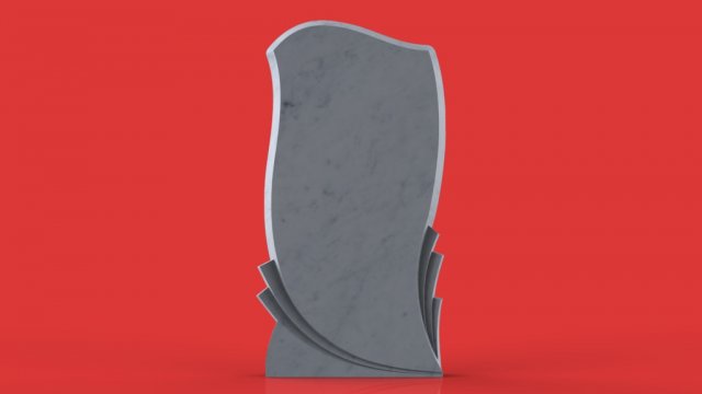 memorial tombstone 3D 模型 .c4d .max .obj .3ds .fbx .stl .blend 