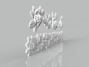 Rose set for cnc and 3d printer 3D Model