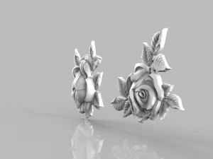 Rose set for cnc and 3d printer 3D Model