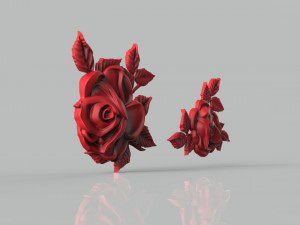 Rose set for cnc and 3d printer 3D Model