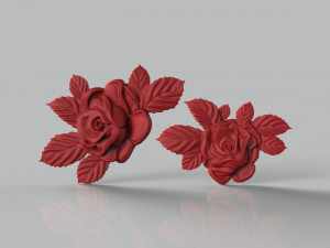 Rose set for cnc and 3d printer 3D Model