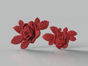 Rose set for cnc and 3d printer 3D Model