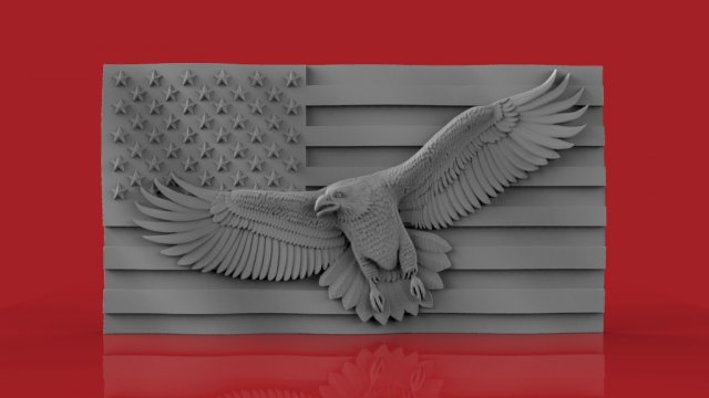american flag 3Dモデル .c4d .max .obj .3ds .fbx .stl .blend 