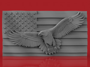 american flag 3D Model