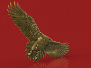 eagle bass relief Modelo 3D