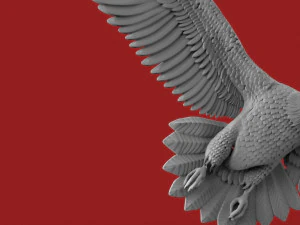 eagle bass relief 3D Model