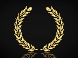 laurel wreaths set 3D Model