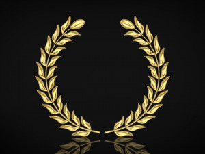 laurel wreaths set 3D Model