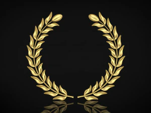 laurel wreaths set 3D Model