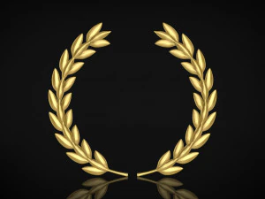 laurel wreaths set 3D Model