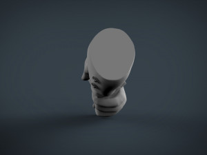 shake hands Modello di stampa 3D