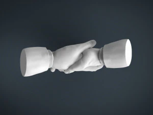 shake hands 3D Print Model