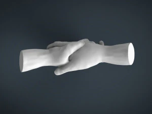 shake hands 3D Print Model