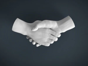 shake hands 3D Print Model
