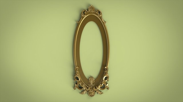 mirror frame 3D प्रिंट मॉडल .c4d .max .obj .3ds .fbx .stl .blend 