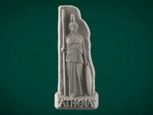 im&atilde; de geladeira lembran&ccedil;a grega athena Modelo de Impressão 3D