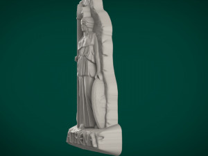 greek souvenir fridge magnet athena 3D Print Model