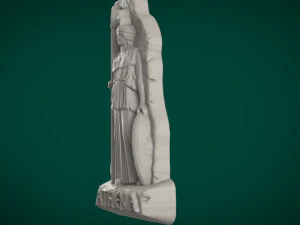 greek souvenir fridge magnet athena 3D Print Model