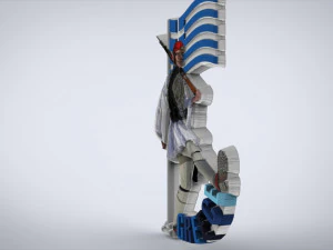 greek souvenir fridge magnet evzones 3D Print Model