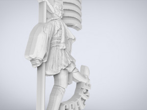 greek souvenir fridge magnet evzones 3D Принт Модель
