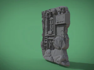 dog souvenir fridge magnet 3D Print Model